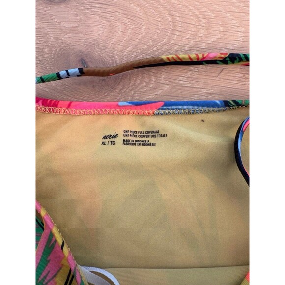 Aerie Swimsuit Size XL One Shoulder - Picture 5 of 5
